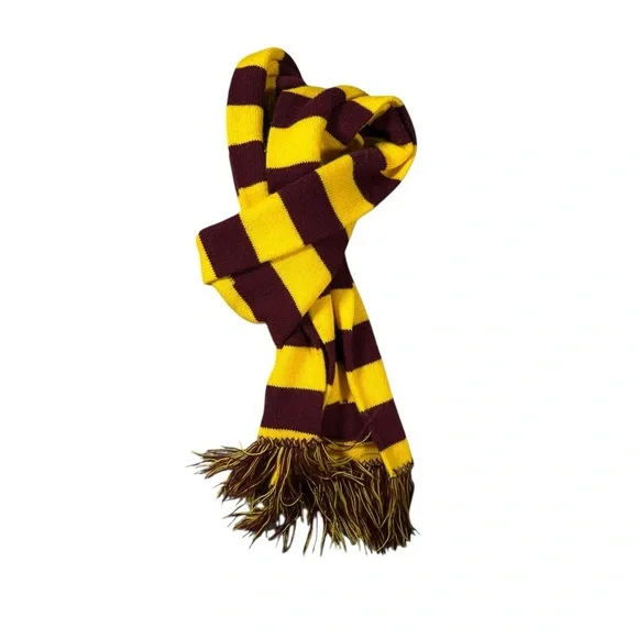 Arizona State University Scarf Gold and Burgundy One Size - Picture 4 of 5